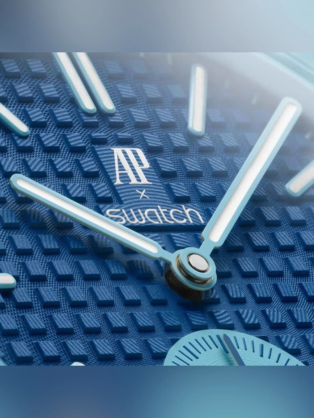 Audemars Piguet x Swatch Royal Pop blue Pendant Watch LAN BA AP